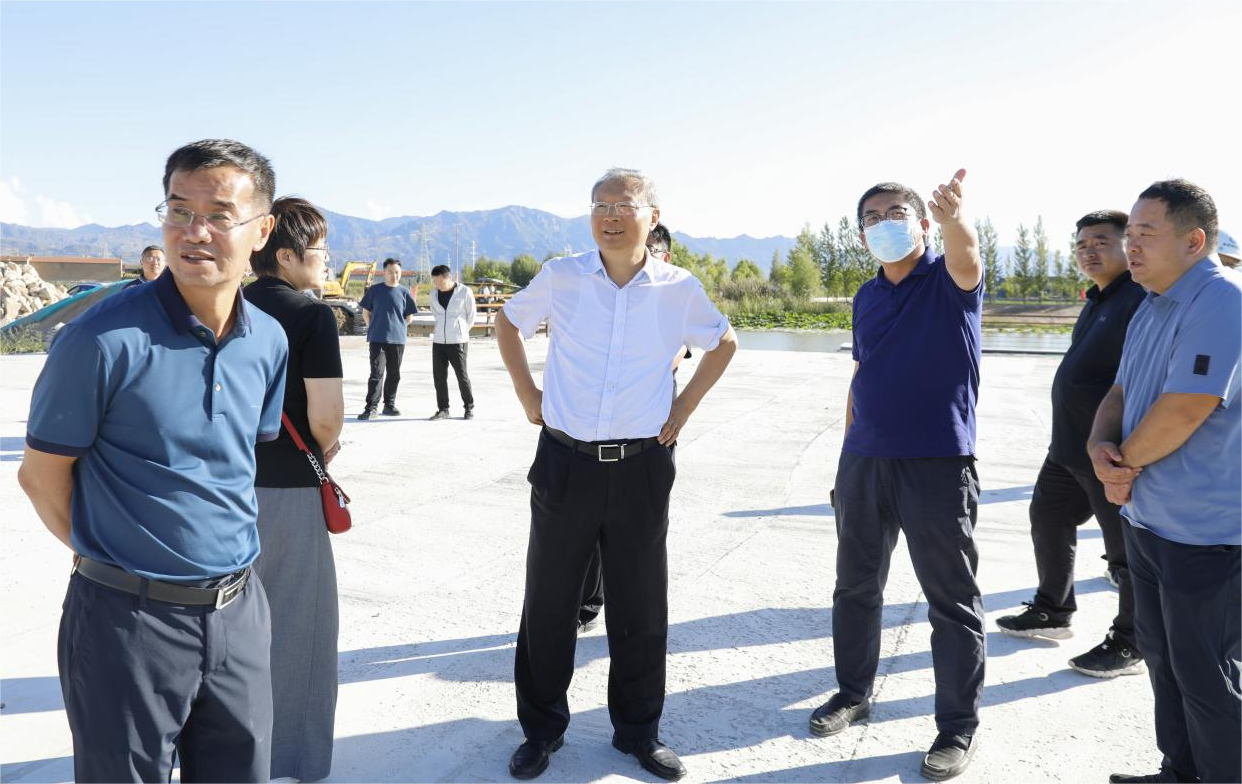 ɽ��ʡ�˴�ί��ίԱ���������⹤ί������ʢ����һ�е��л�Դ��Ϫʪ�ع�԰