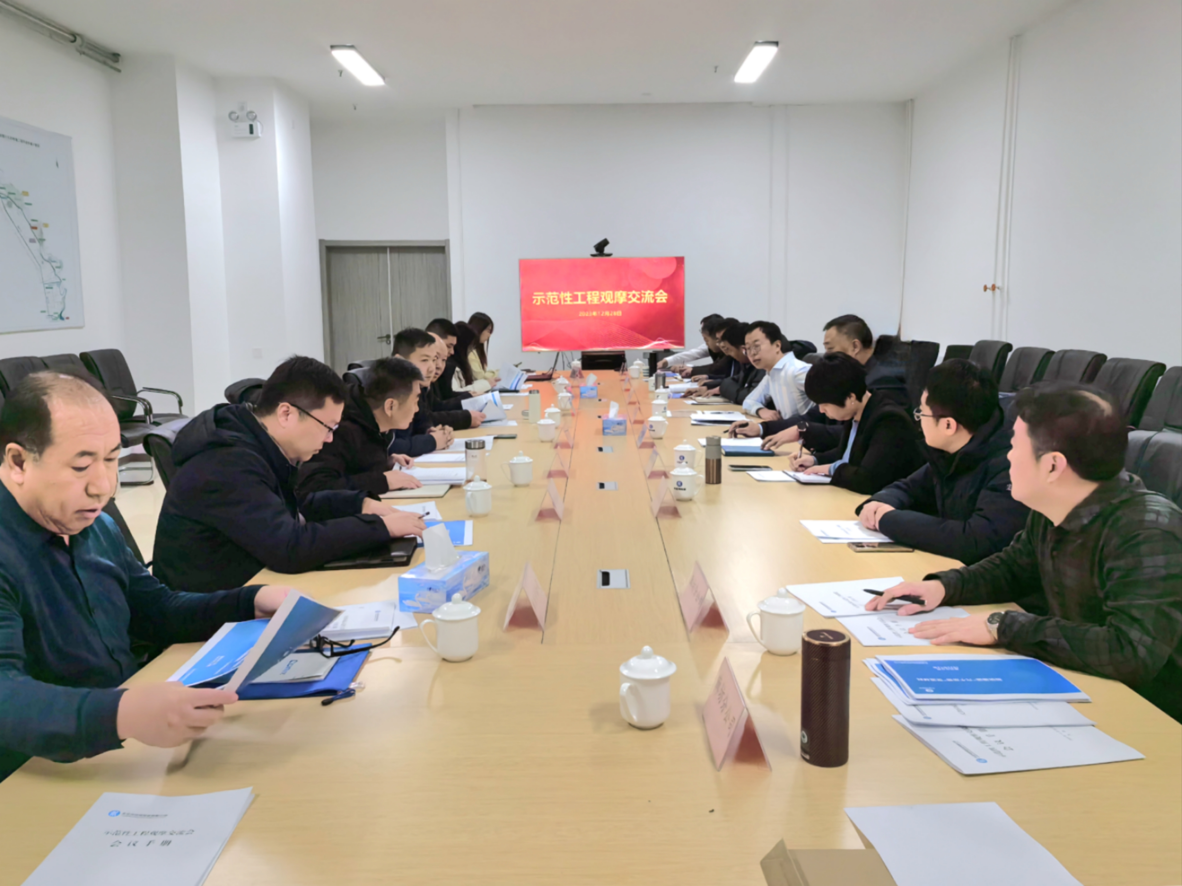 公司在津召开树模性工程观摩交流会 公司在津召开树模性工程观摩交流会